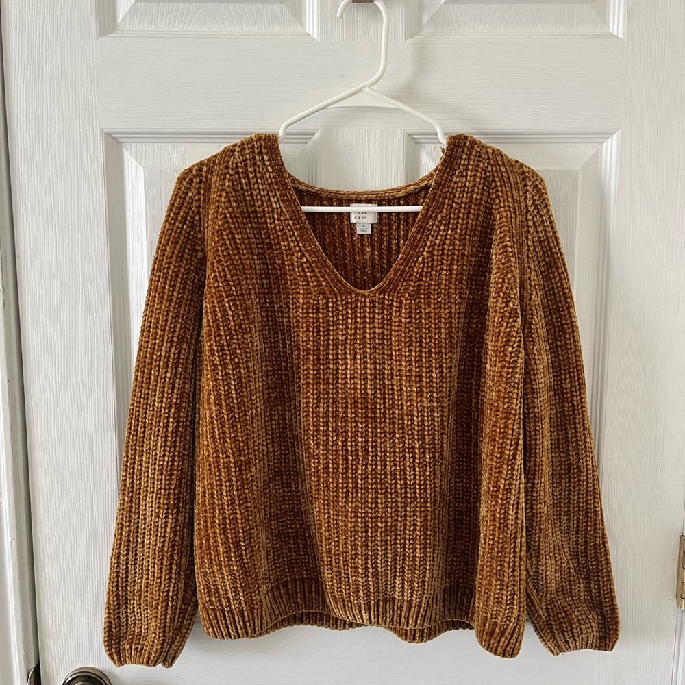 A New Day Gold Knit Sweater